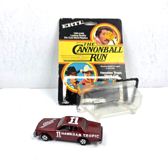 ERTL Other - Vtg Ertl The Cannonball Run 1981 Chevrolet Hawaiian Tropic Stock Car OPEN BOX